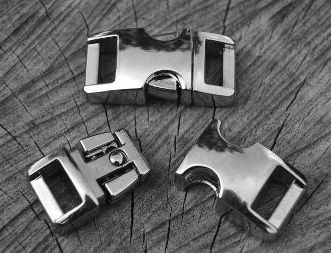 Hovedbilde Metallspenne 25mm Chrome