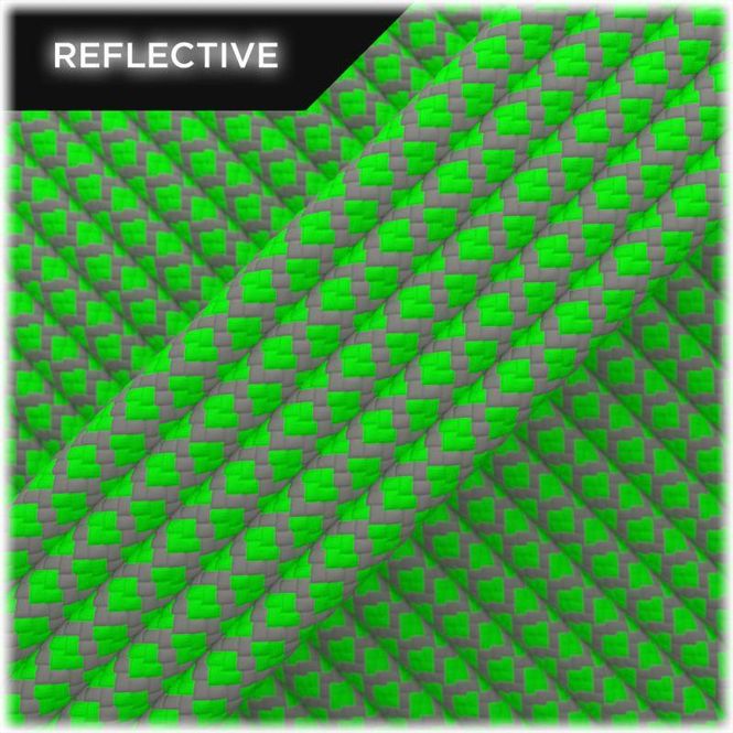 Hovedbilde Super Refleks - Neon Grønn Diamond #RD017- 550 Paracord
