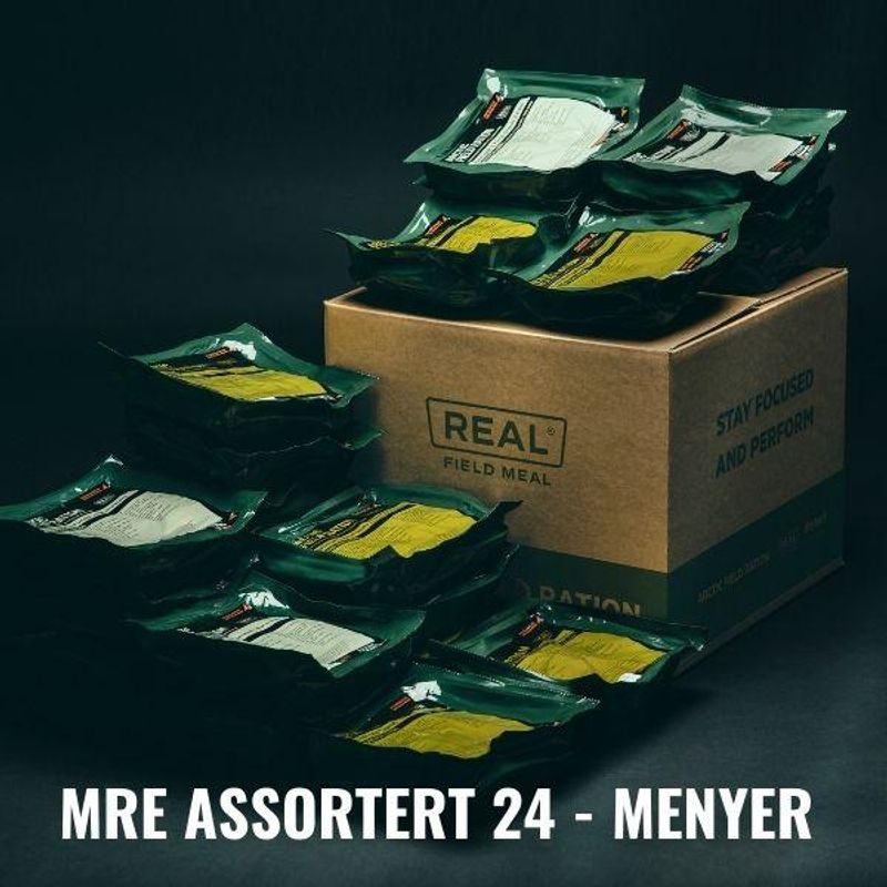 Real Feltrasjon Assortert-24 menyer
