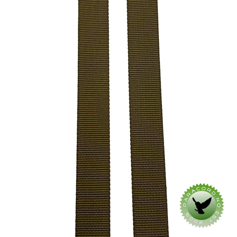 Vevd bånd 19mm - Coyote Brown